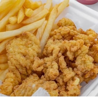 small Fried Conch Dinner