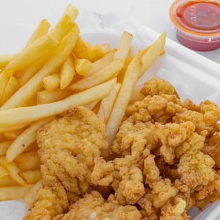 Large Fried Conch Dinner